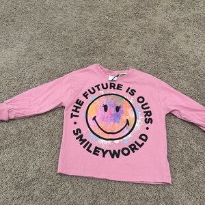 Zara girls size 6 long sleeve top
